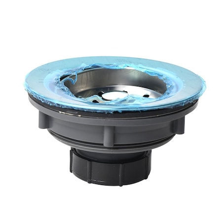 Thrifco Plumbing 3-1/2 Inch ABS Body & Strainless Steel Basket Kitchen Sink Stra 4401414